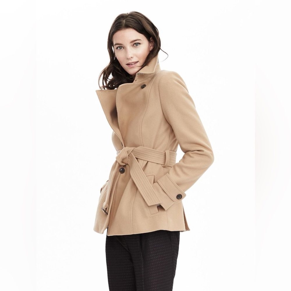 Banana Republic Melton Wool Trench